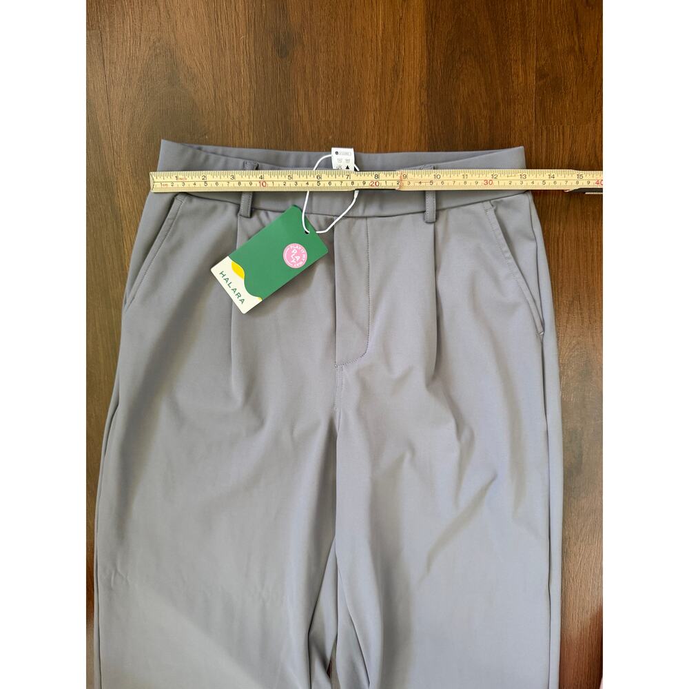 Halara NWT Flex Day Stretch High Waist Straight Leg Work Pants Gray Sz S Career - Picture 5 of 7